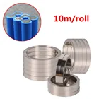 Никелевая пластина 10 м, полоса, ленточные полосы, листы для 18650 Li-Ion  точечной сварки 0,10,120,15*8 мм