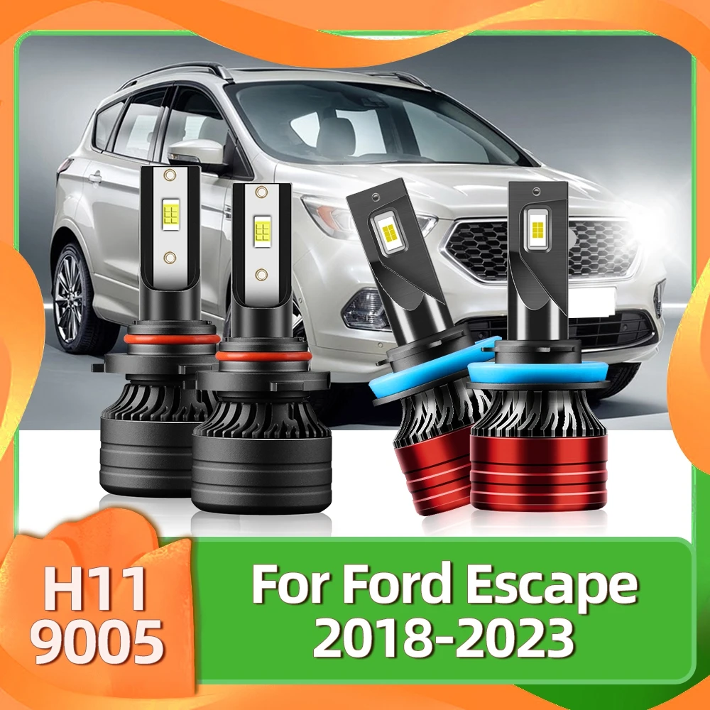 

LED Headlight 9005 HB3 H11 High / Low Beam For Ford Escape 2018 2019 2020 2021 2022 2023 Replace CSP Lamp Super Bright 120W Bulb