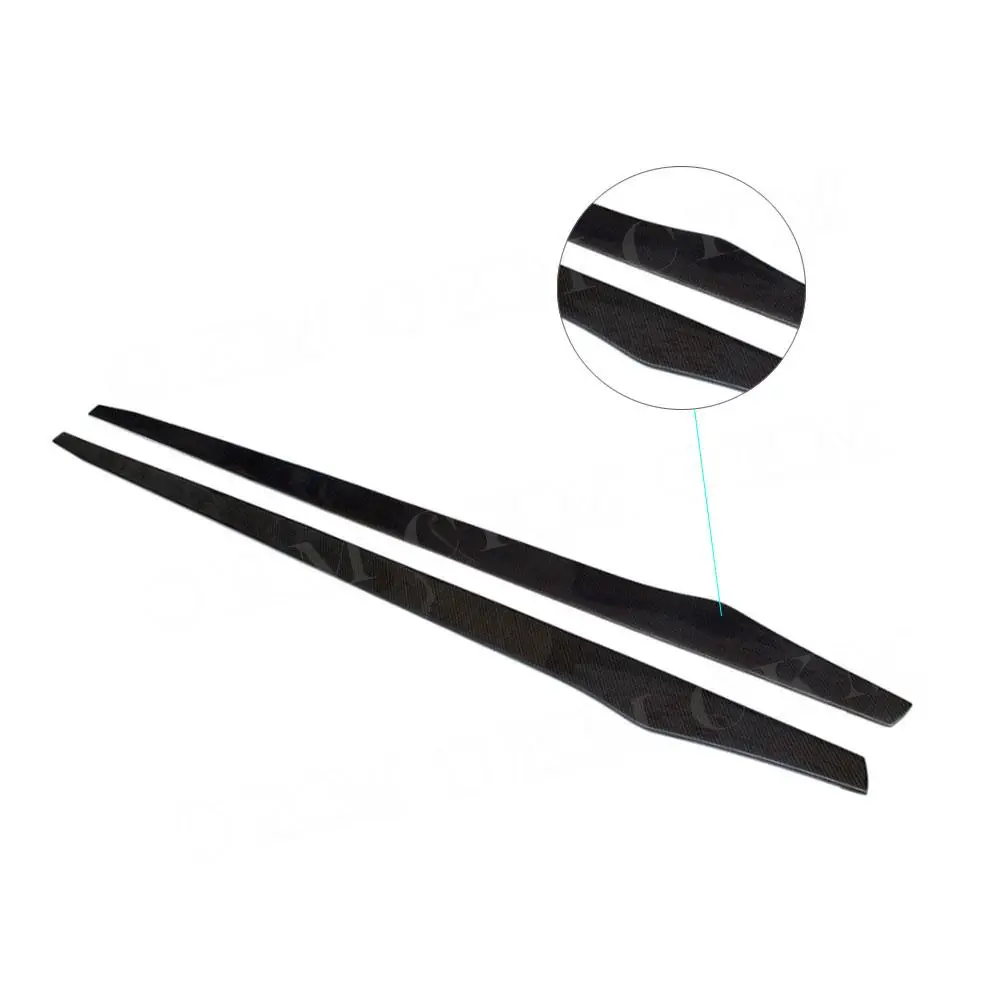 Боковые юбки из углеродного волокна удлинитель для Porsche 981 Boxster Cayman 2013 2014 2015