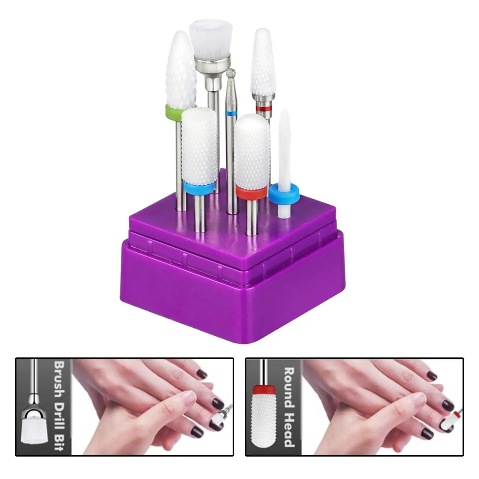 

Набор из 7 насадок для маникюра