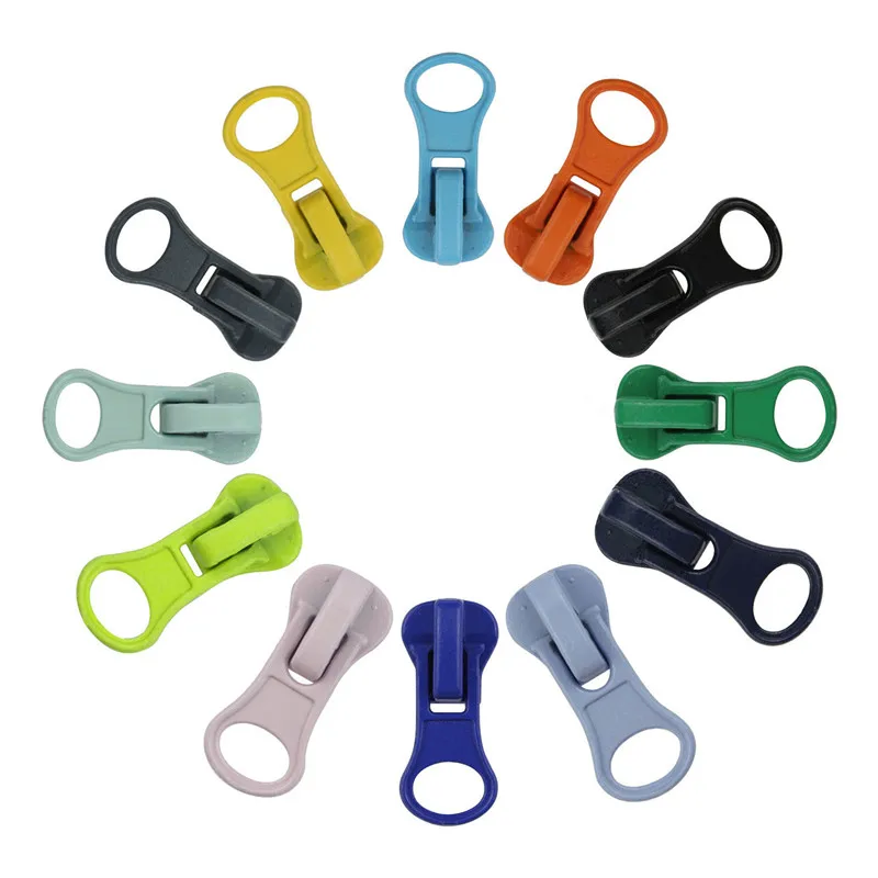 

5/100pcs 5# Resin Zipper Head Auto Lock for Resin Zippers Slider Zip Repari Kit DIY Bags Garment Sewing Accessories