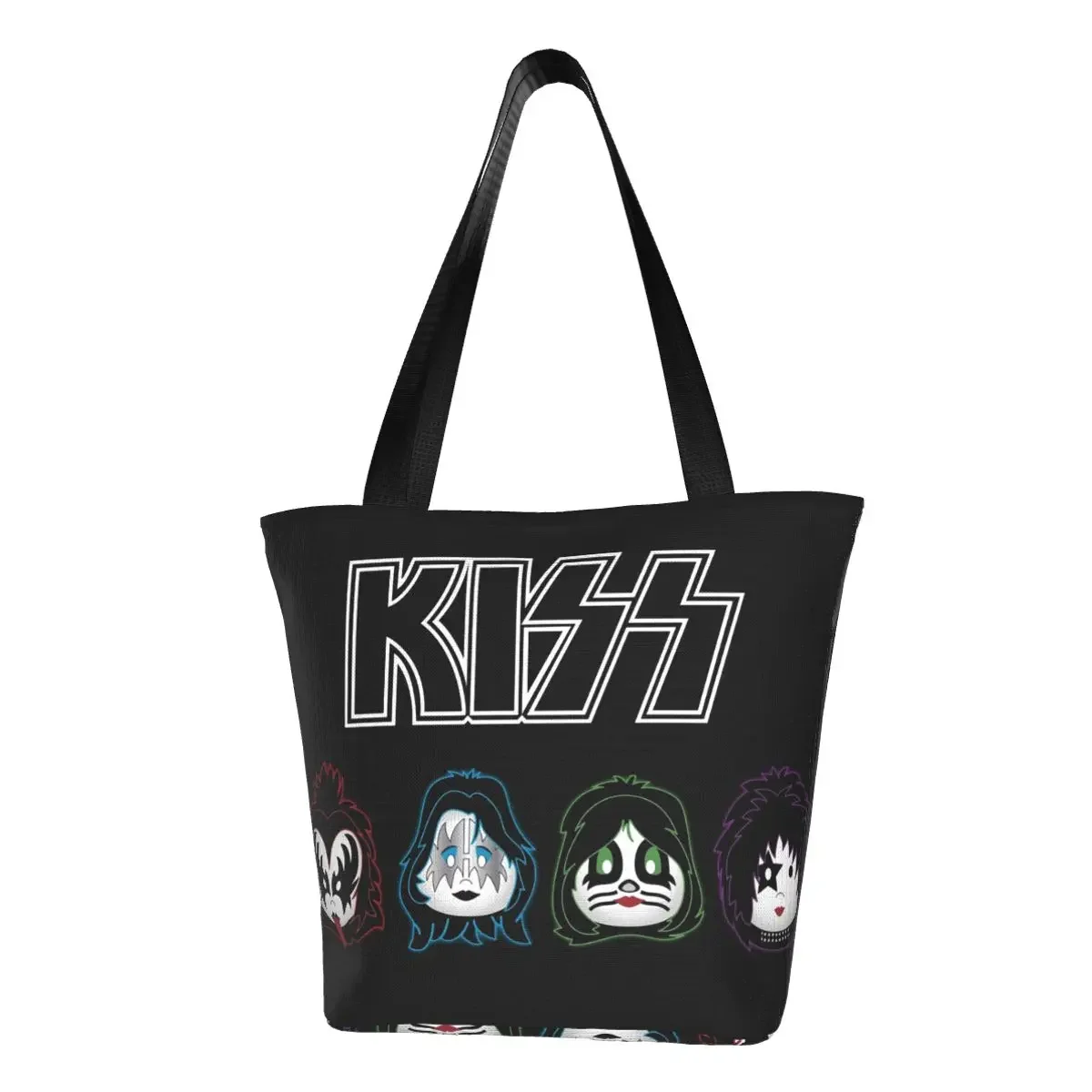 

Рок Музыкальная Группа Kiss Solo Rockstars сумки аксессуары Ulzzang для женщин сумки для покупок