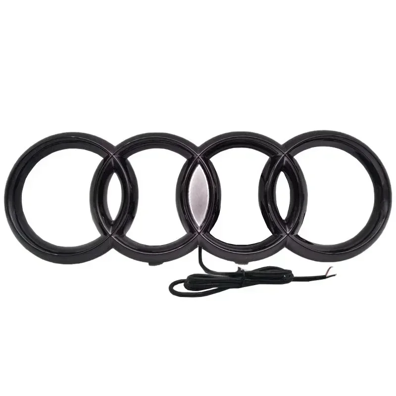 

Для Audi 273/285 мм динамическая передняя решетка автомобиля, эмблема, стример, значок, свет A7 A3 A4 A6 Q3 Q5 Q7 Q8, аксессуары для модификации логотипа
