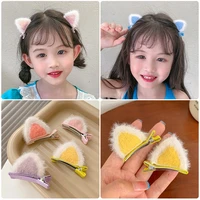 2022 cartoon car ears hair clips barrettes children girls sweet hairpins fashion headbands hair accessories for kid headdress