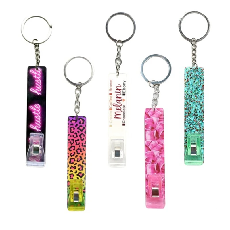 

5 PCS Card Grabber For Long Nails, Card Puller Keychain ATM Contactless Card Extractor For Credit Cards