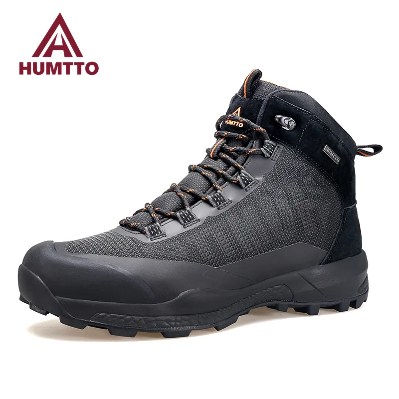 HUMTTO Winter Hiking Boots Waterproof Shoes for Men Luxury Designer Outdoor Safety Mens Sneakers Sports Trekking Trainers Male