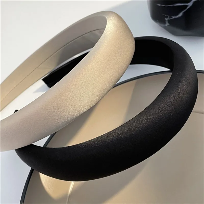 

Vintage PU Leather Headband Hairbands Solid Headwear for Women Girls Fashion Hair Band Chic Hair Hoop Hair Accessories