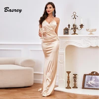 maxi dress high quality sexy strapless backless leg slit party evening dress bridesmaid dress dress western style for women