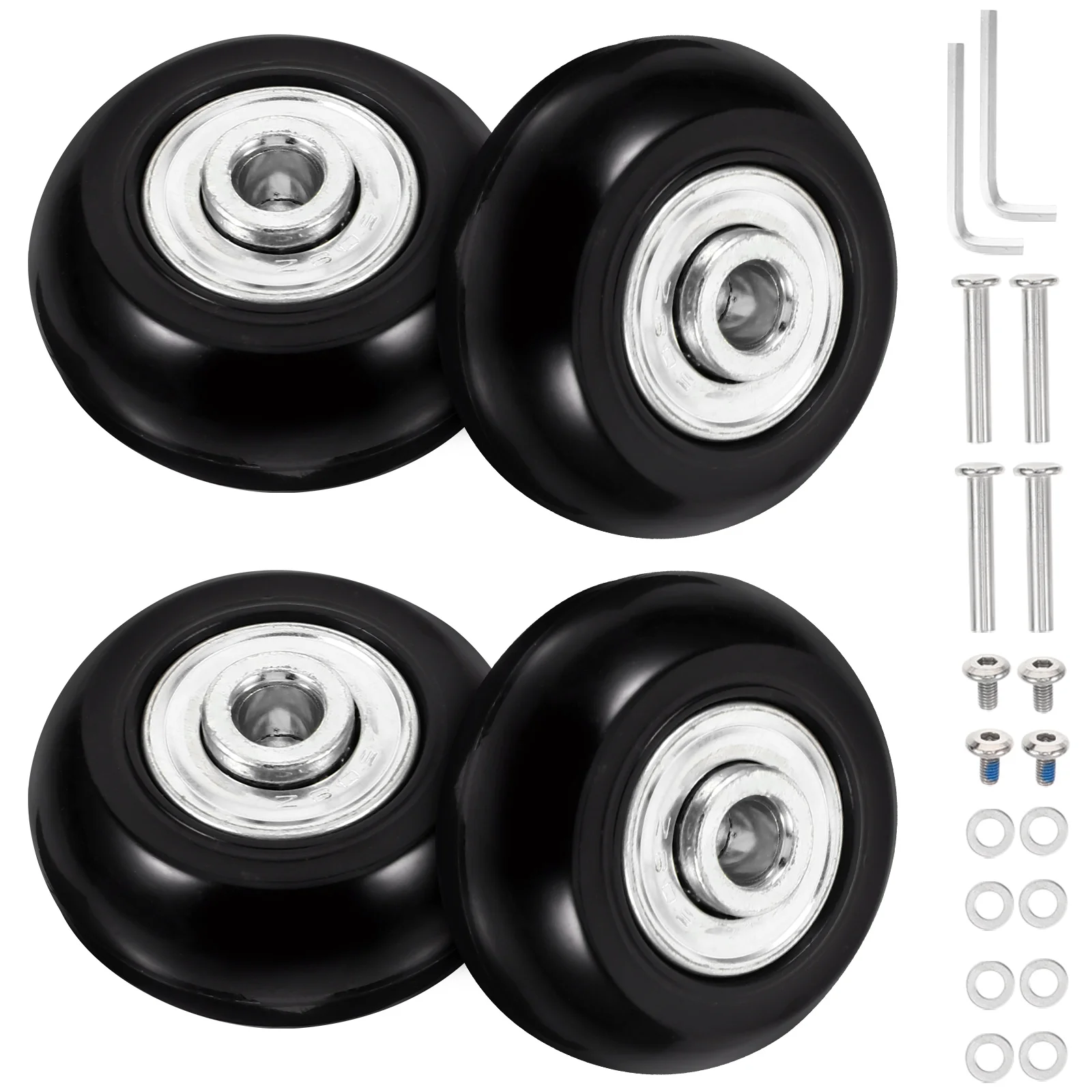 

Replacement Wheels Luggage Repair Kits Universal Suitcase Swivel Caster Metal Rubber
