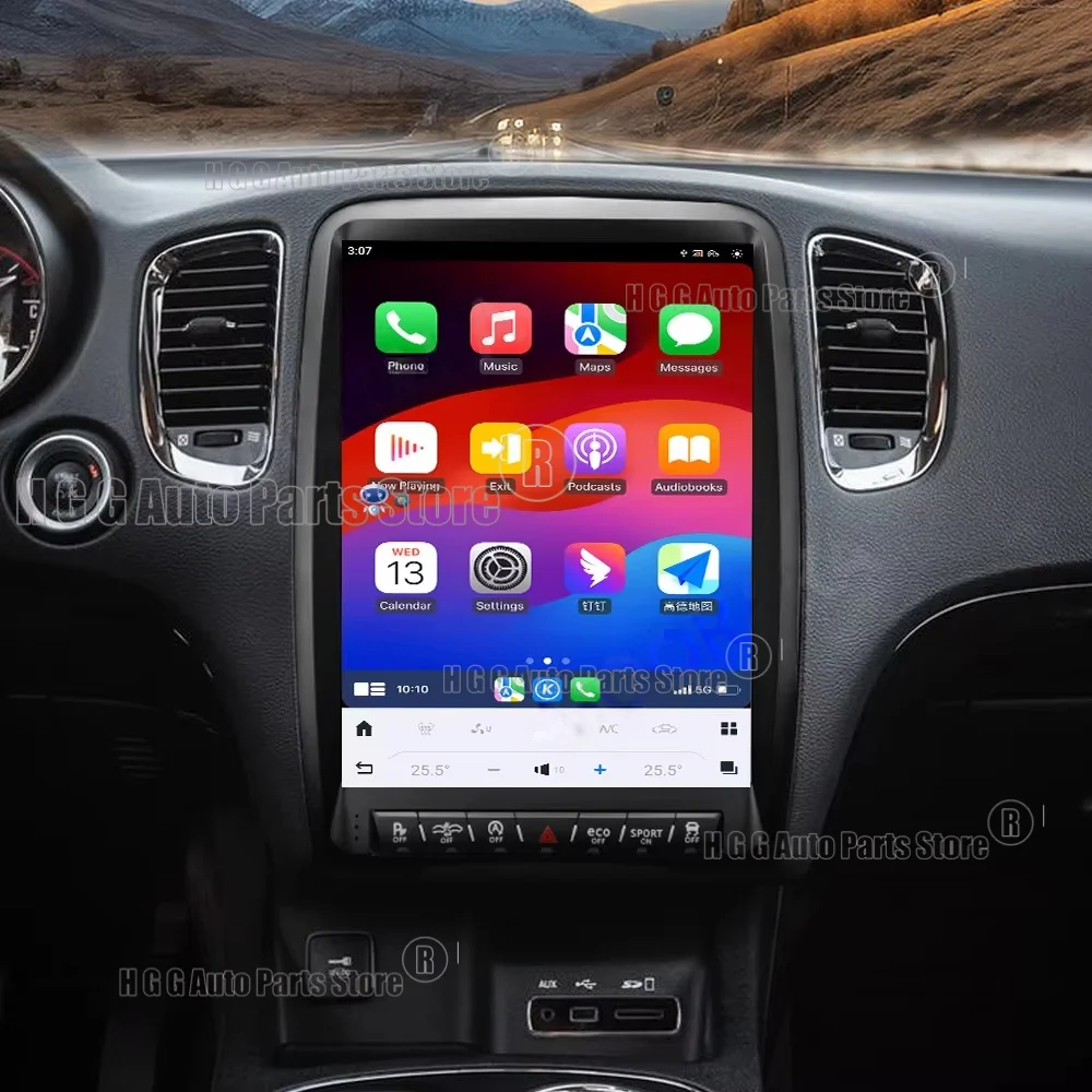 Фото 13-дюймовая автомагнитола для Dodge Durango 2011-2020 с Android, GPS, CarPlay, мультимедийным видеоплеером и навигацией №5