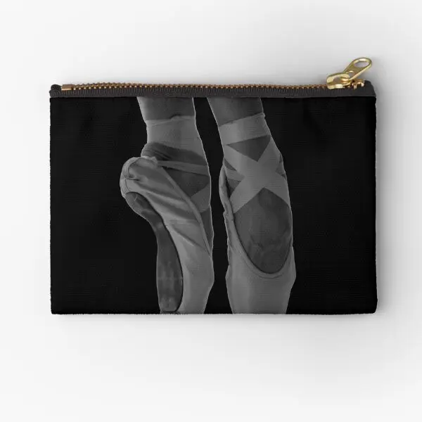 

Ballet Pointe Shoes Zipper Pouches Storage Underwear Pocket Key Panties Money Bag Pure Men Women Wallet Small Socks Cosmetic