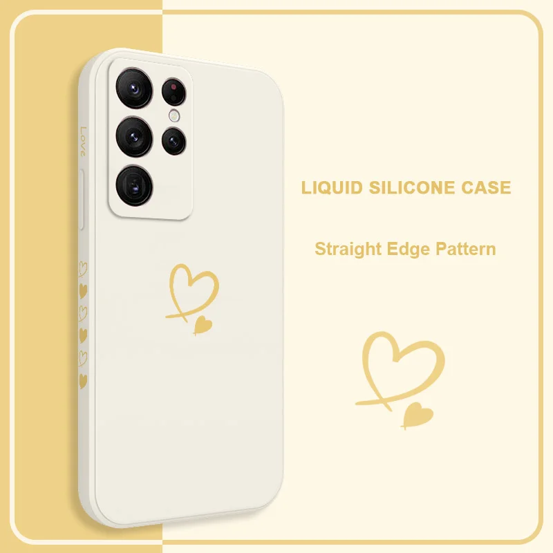 Gemini Love Phone Case For Samsung Galaxy S23 S22 S21 S20 Ultra Plus FE S10 S9 S10E Note 20 ultra 10 9 Plus Cover