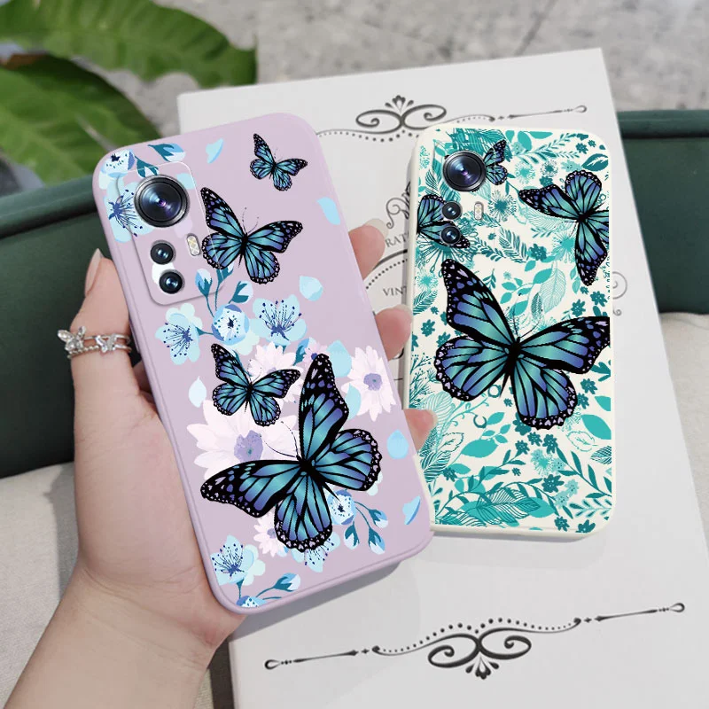 aurora butterfly phone case for xiaomi mi 12 11 ultra lite 10 10s 9 11t 10t 9t pro lite poco m4 x4 f3 x3 m3 pro 5g cover free global shipping