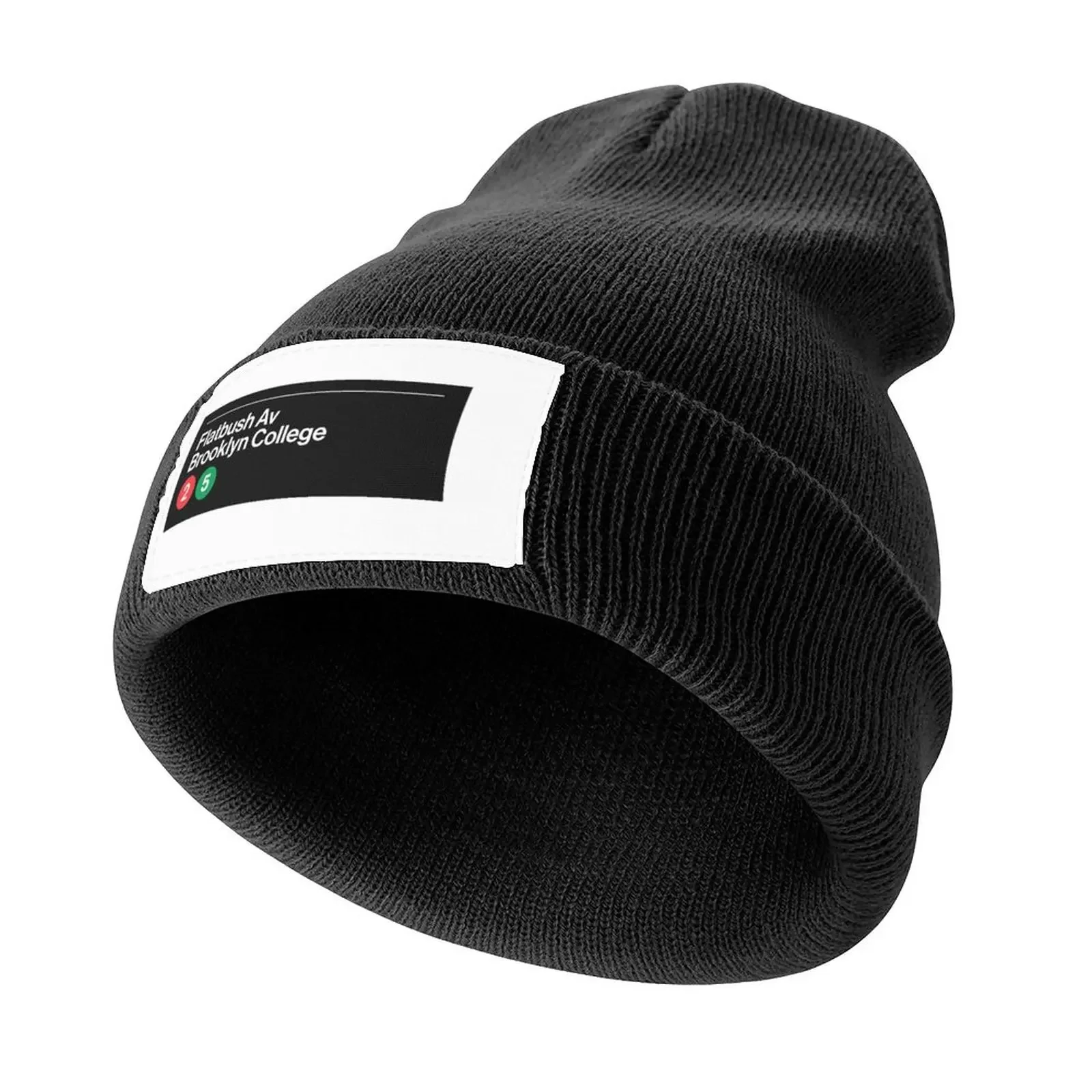 Flatbush Av Brooklyn College Station Вязаная шапка Новая Элитный бренд Мужская Женская