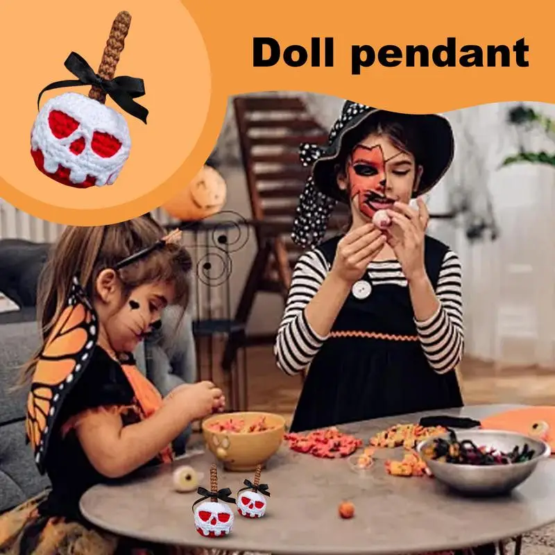 Вязаная крючком тыква в деревенском стиле тыквы с черепом доме декоративная