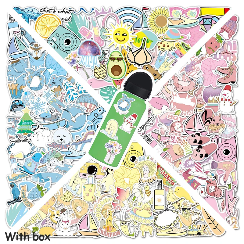 

35 шт., водонепроницаемые наклейки для багажа, скейтборда, телефона