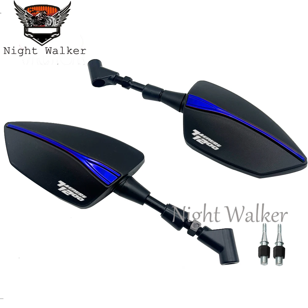 

For yamaha Super Tenere tenere1200 Tenere 1200 XT1200Z XR1200ZE Motorcycle Adjustabale Side Rearview Mirrors Universal Rearview