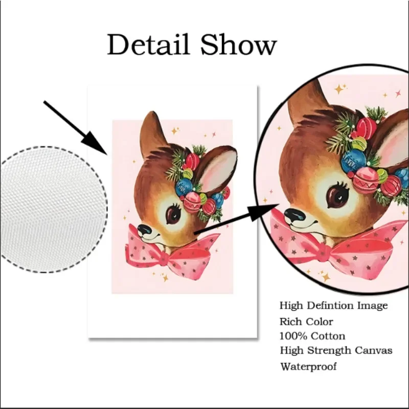 Картина на холсте с изображением отца и Рождества