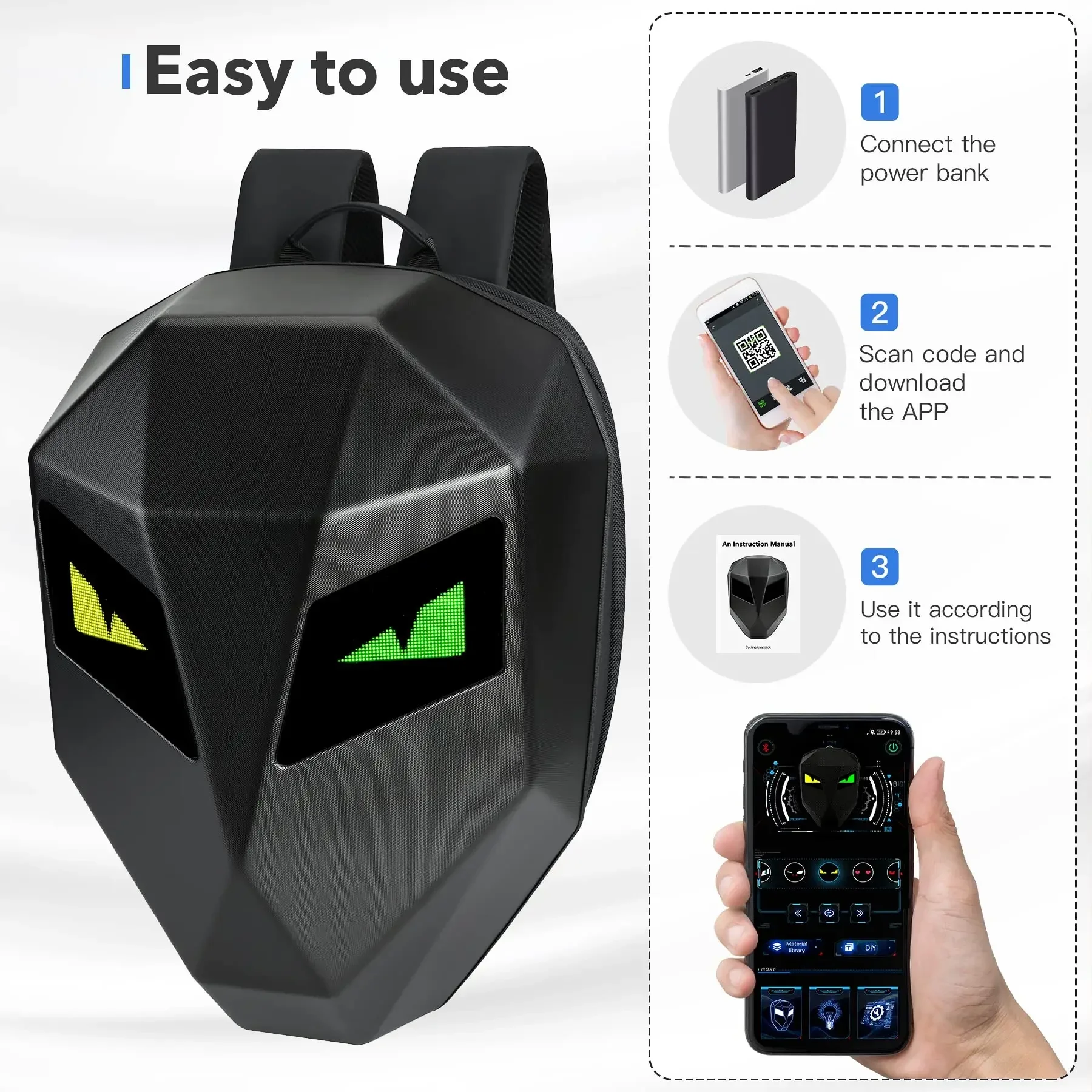 Жесткий корпус черная DIY крутая маска глаза рыцарь экран для езды на мотоцикле