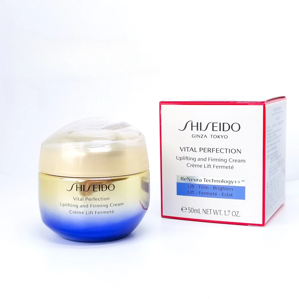 

Original Shiseido Vital Perfection Uplifting Firming Cream Refreshed 50ml Face Moisturizer Treatment Ageing Revive Tired Skin