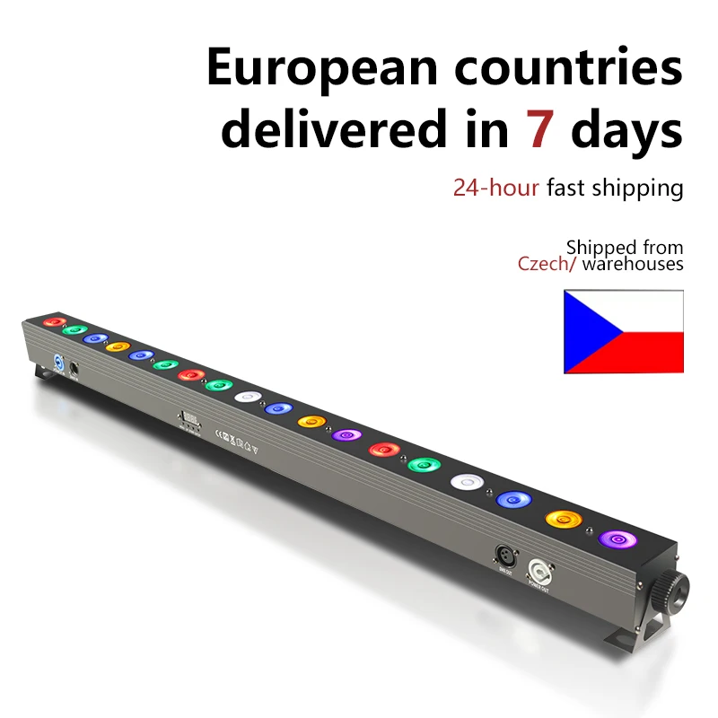 

DMX18x12W RGBW/RGBWAUV светодиодный настенный светильник