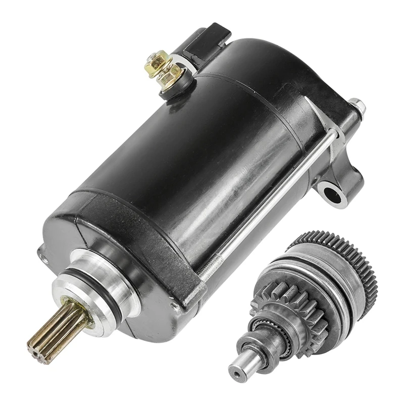 2 шт. стартер и бендикс для Yamaha Waverunner Superjet 700 XL700 Wave Raider Blaster 6M6-81800-10 6M6-8183E-01