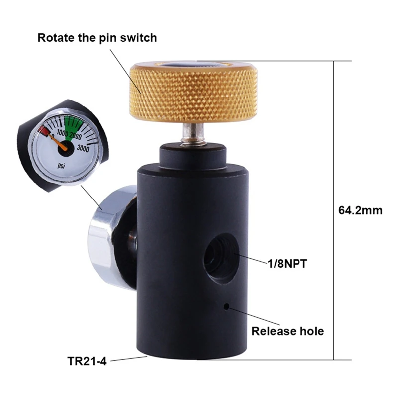 Адаптер для газировки соды CO2 цилиндр с резьбой