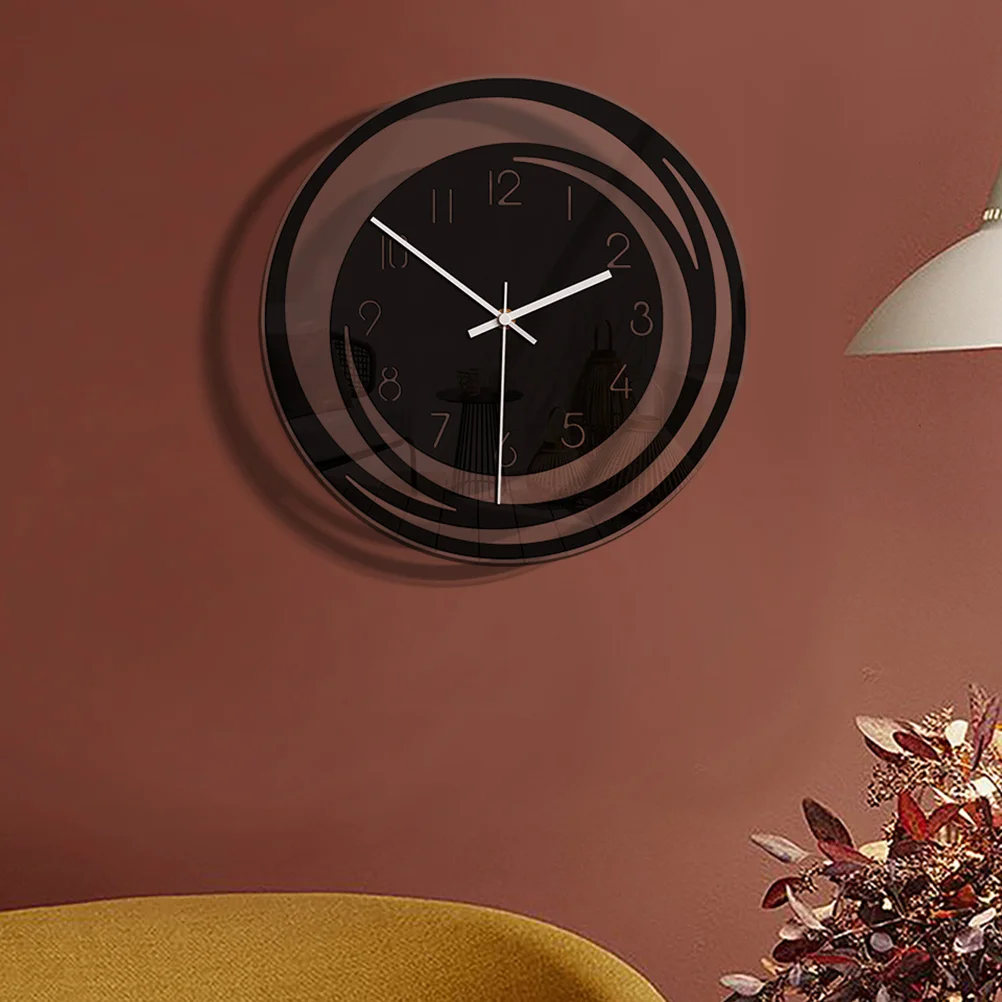 

1 PC Hollowed Wall Clock Wall Hanging Clock for Living Room Hotel