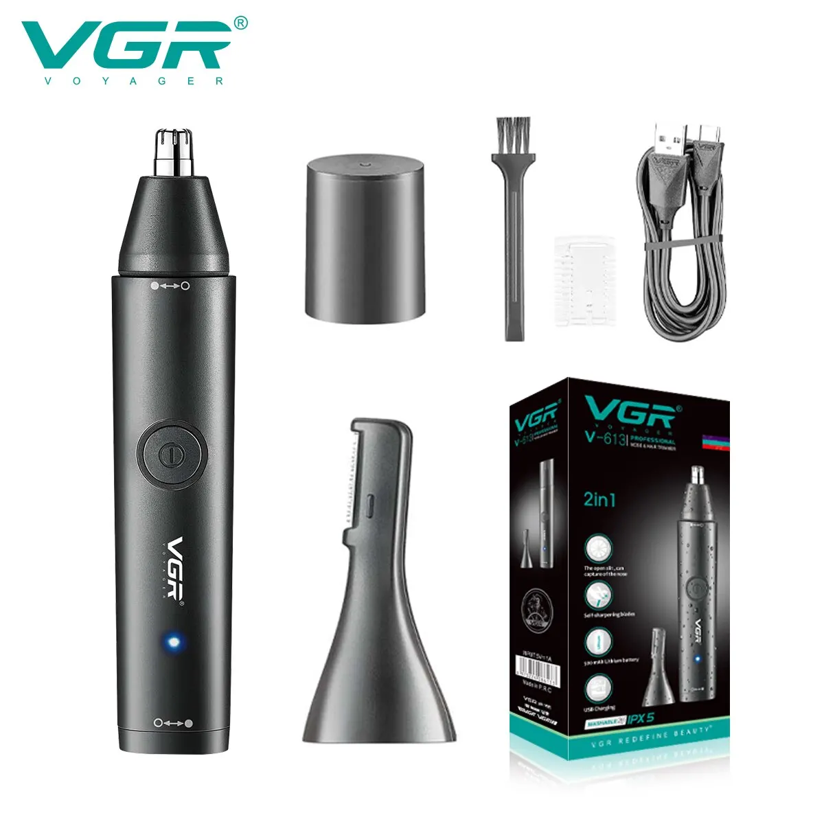 VGR Nose Hair Trimmer Professional Mini Hair Trimmer Electri