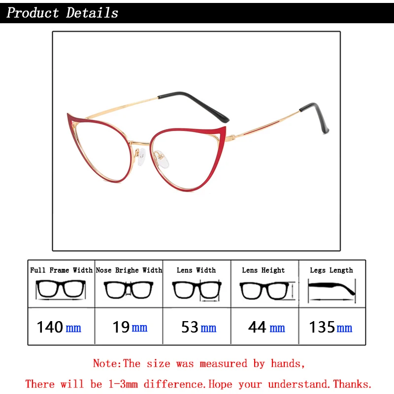 Женские очки для чтения с выпечкой полые кошачий глаз защитой от синего света