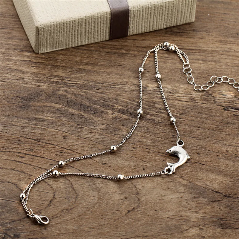 Модный тренд LETAPI новые аксессуары браслет на ногу в стиле бохо дельфин для женщин