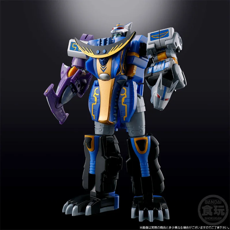Фото Фигурки Bandai Smp Hyakuju Sentai Gaoranger Gao Hunter Blue Moon Version, крутая модель, гаражный набор, модная игрушка, подарок на день рождения №5