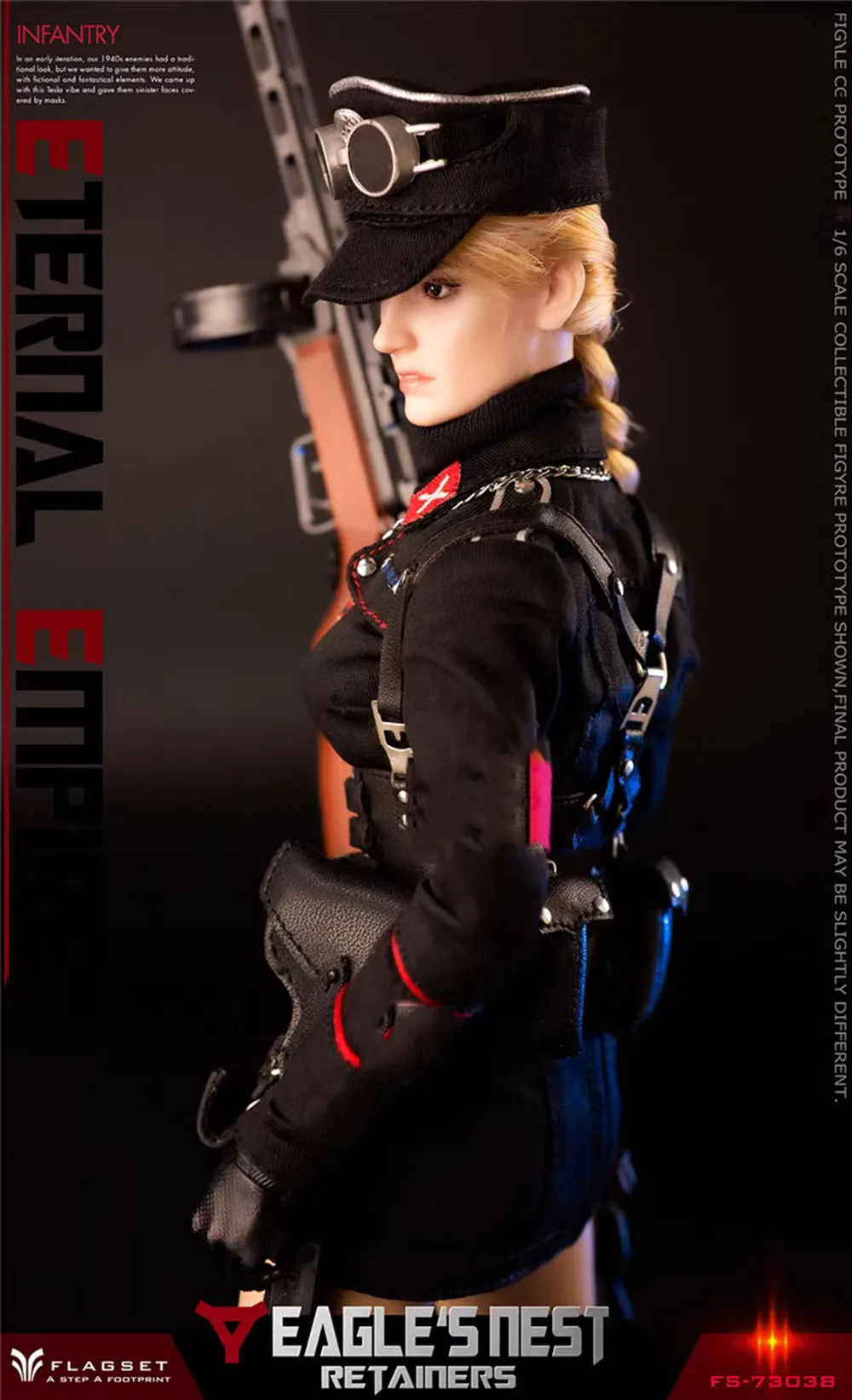 Юбка макси Женская, солдатская, с юбкой, FS 73038