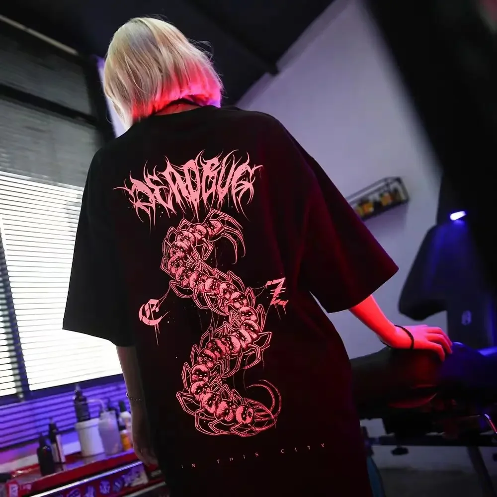 Футболка EKHLAS для мужчин и женщин художественная татуировка суставная темный