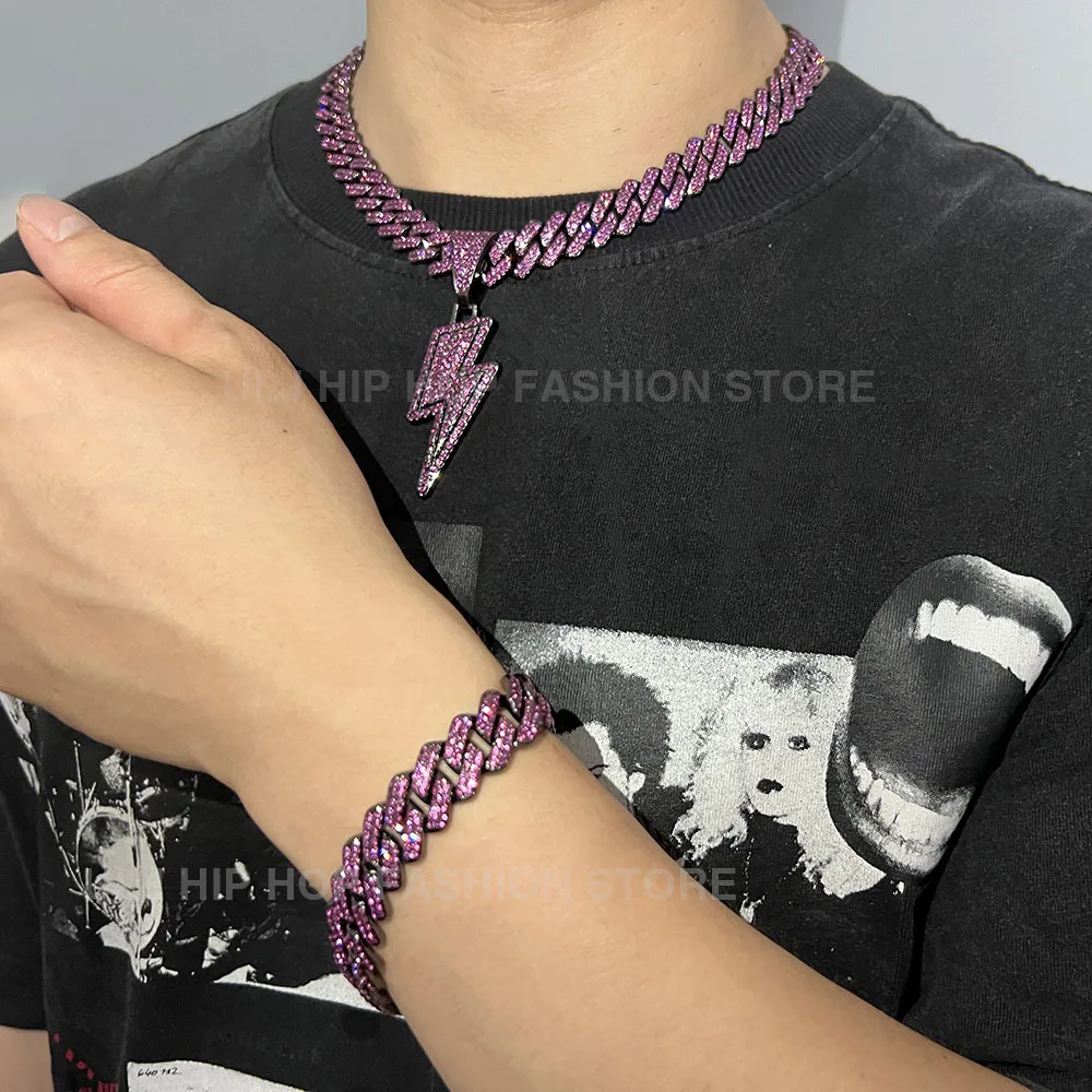 Ювелирный Комплект украшений из кубинской подвески 14 мм