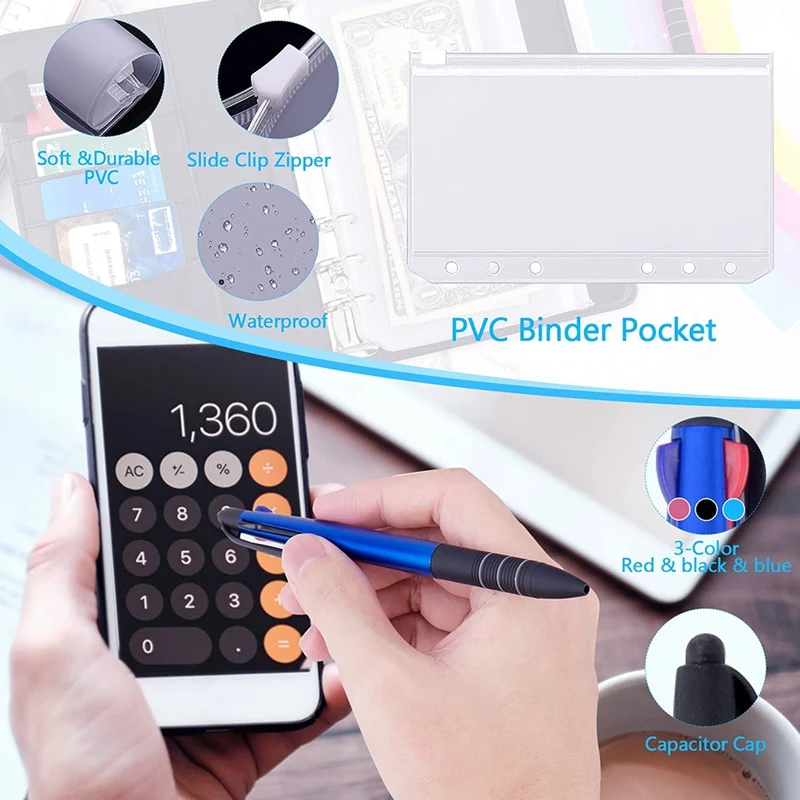 Папка для денег сумка хранения наличных A6 жесткая оболочка недорогая Подготовка