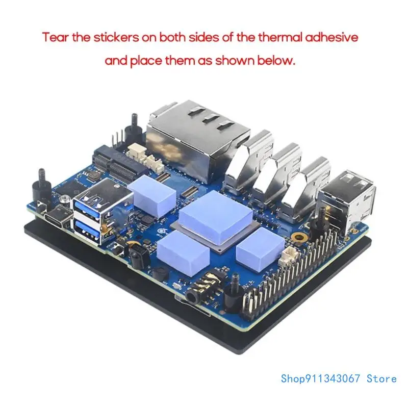 

for Orange 5 Fan Case with Cooling Fan Heatsink Simple Removable Cover Drop shipping