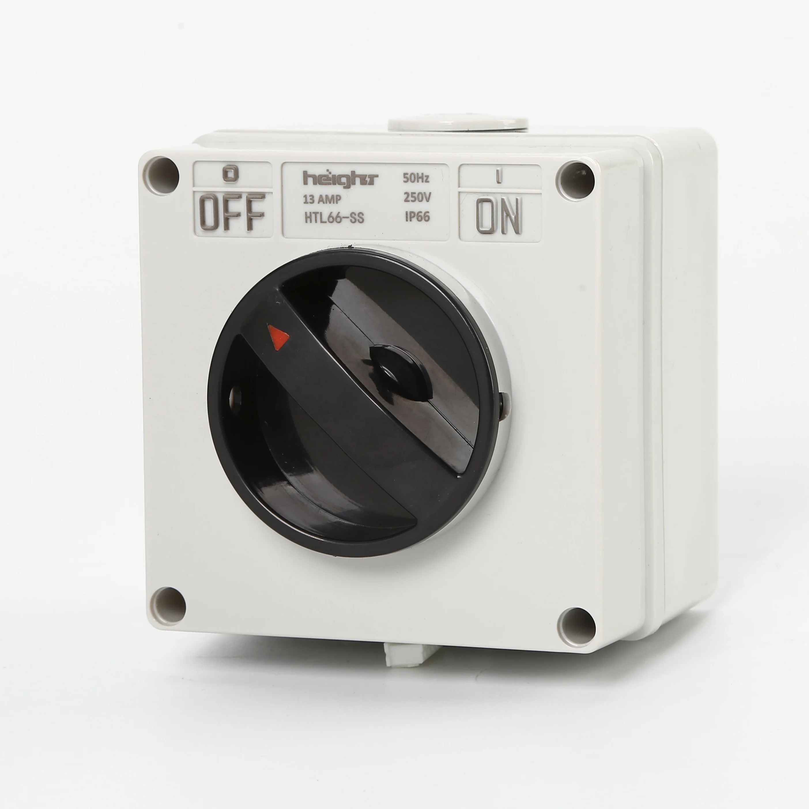 

Height HTL66-1GS 13amp On-Off Weatherproof Isolating Switches Box Enclosure