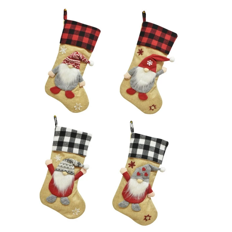 

4 шт./набор, Новогодние подвески в виде гнома