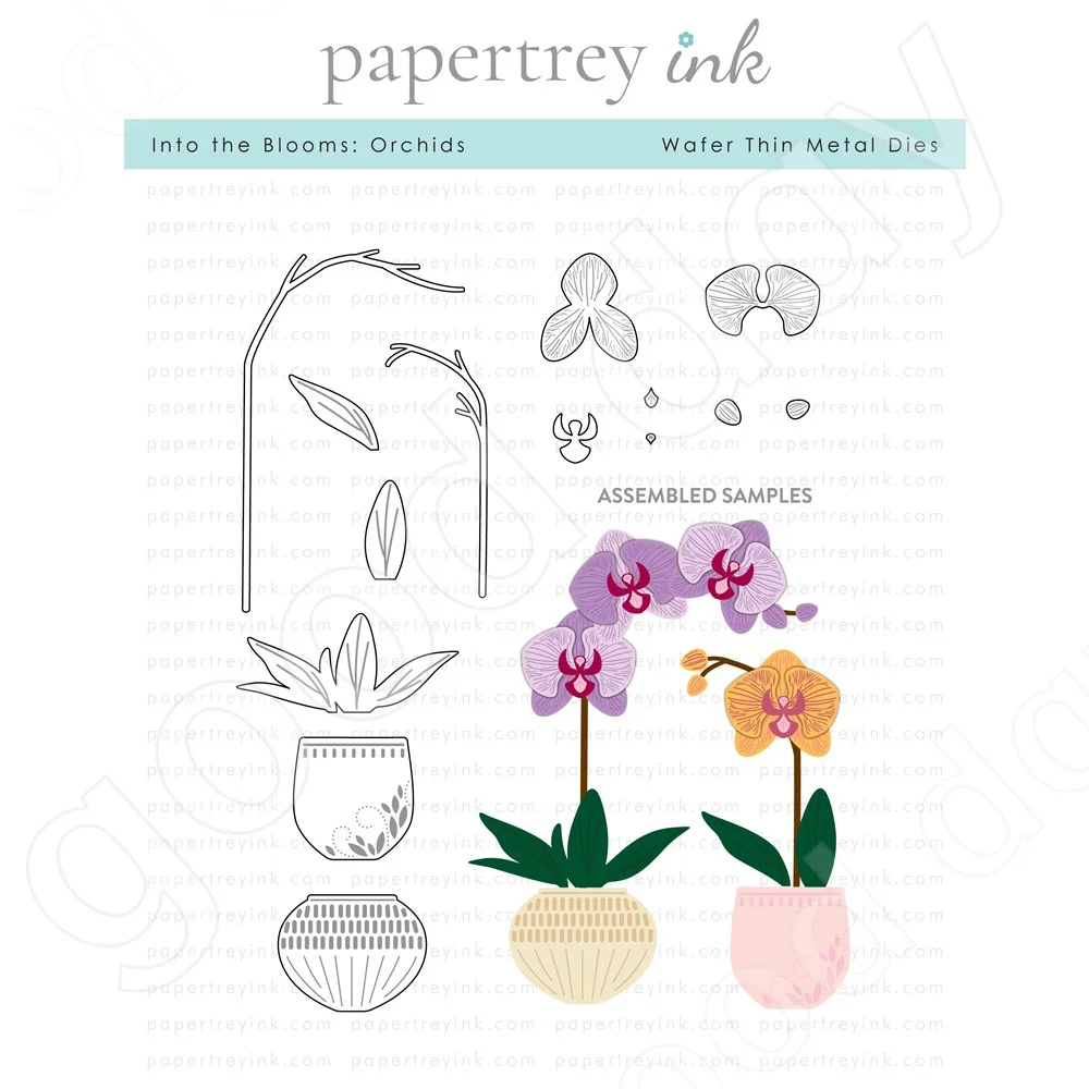 

Metal Cutting Dies New Arrival into the Blooms Orchid Scrapbook Diary Decoration Embossing Template Diy Greeting Card Handmade