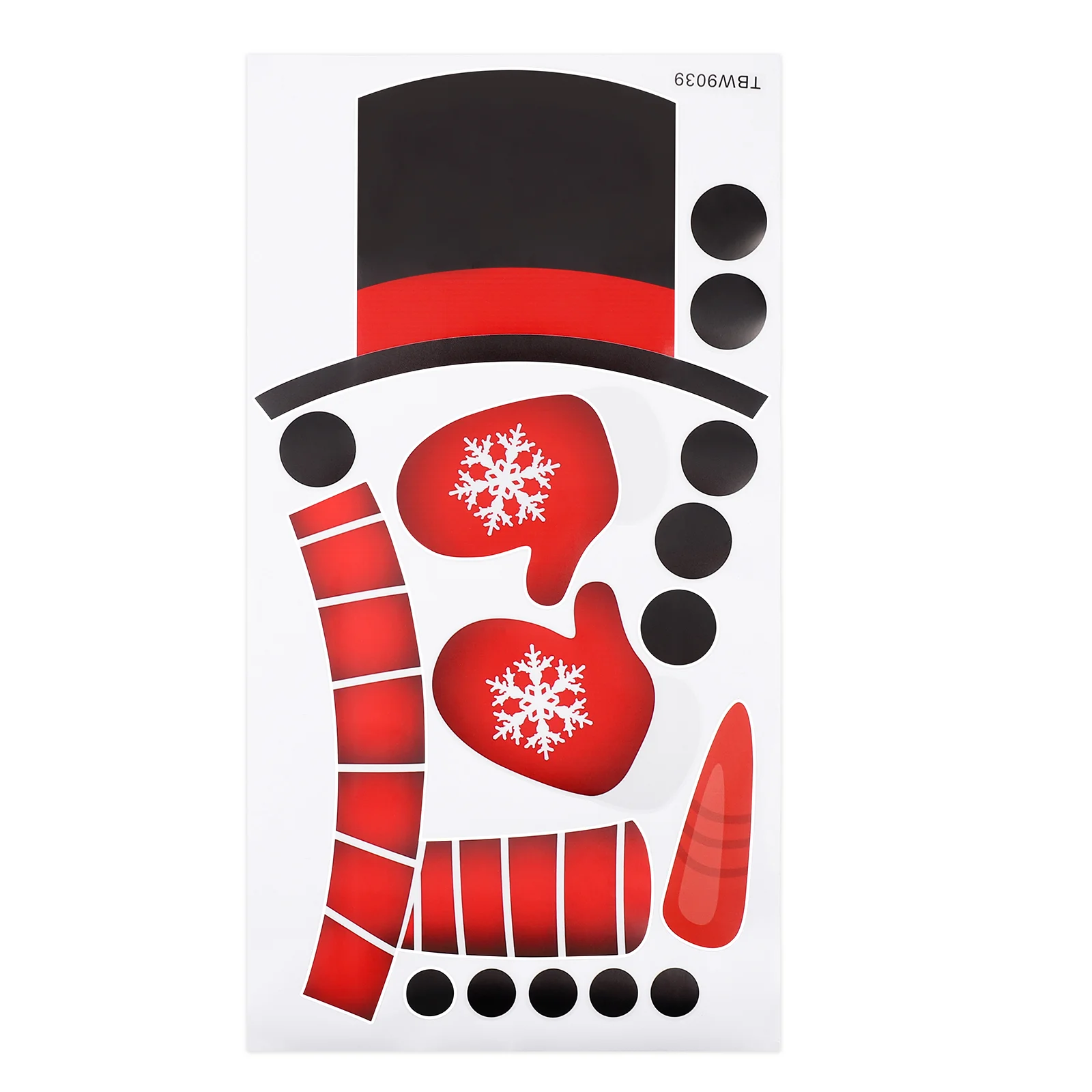 

1 Pc Snowman Refrigerator Decal Snowman Decor Snowman Refrigerator Sticker Christmas Door Decorations Christmas Fridge Decor