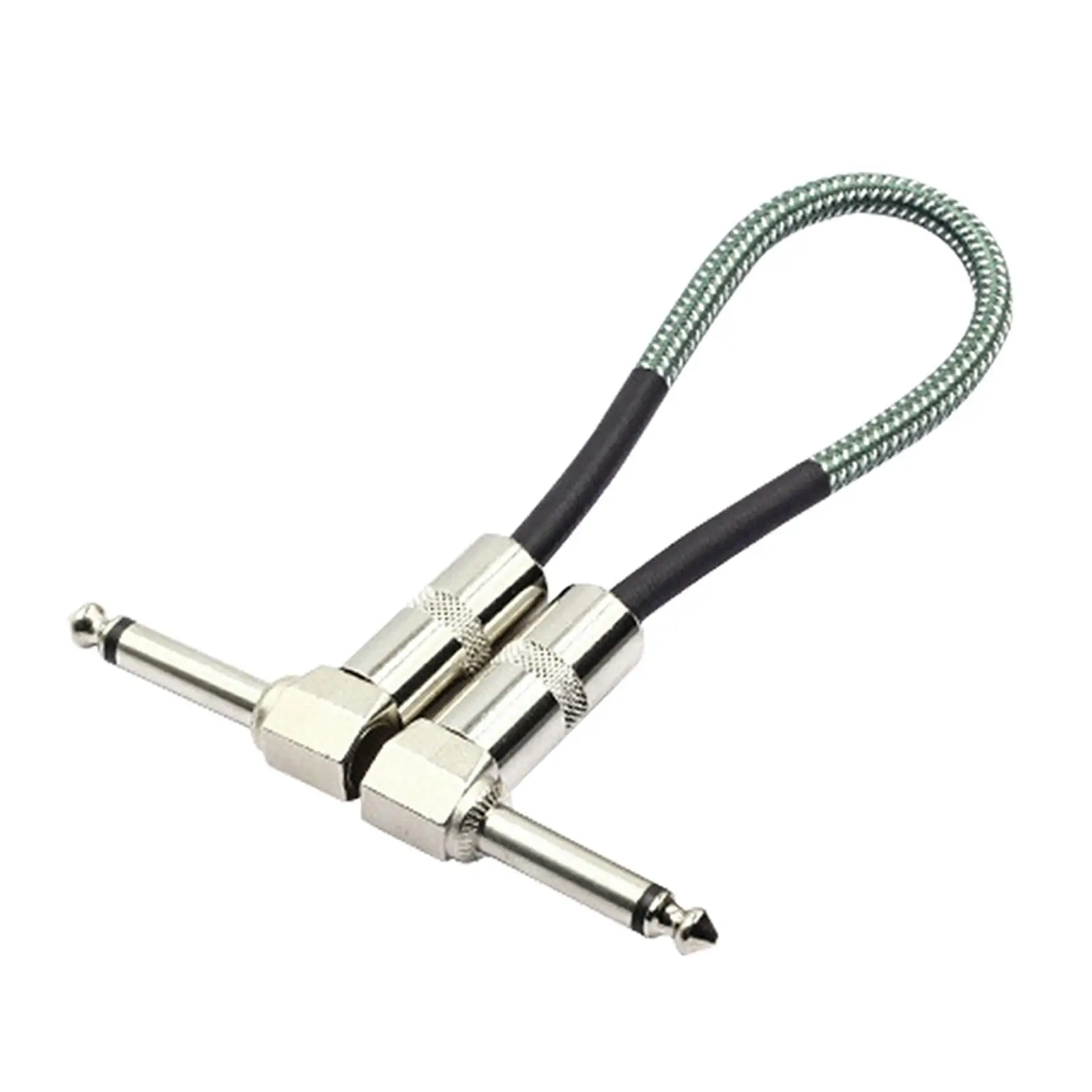 

Audio Instrument Cable, right angle Braided Low Noise Guitar Cable Guitar Lead