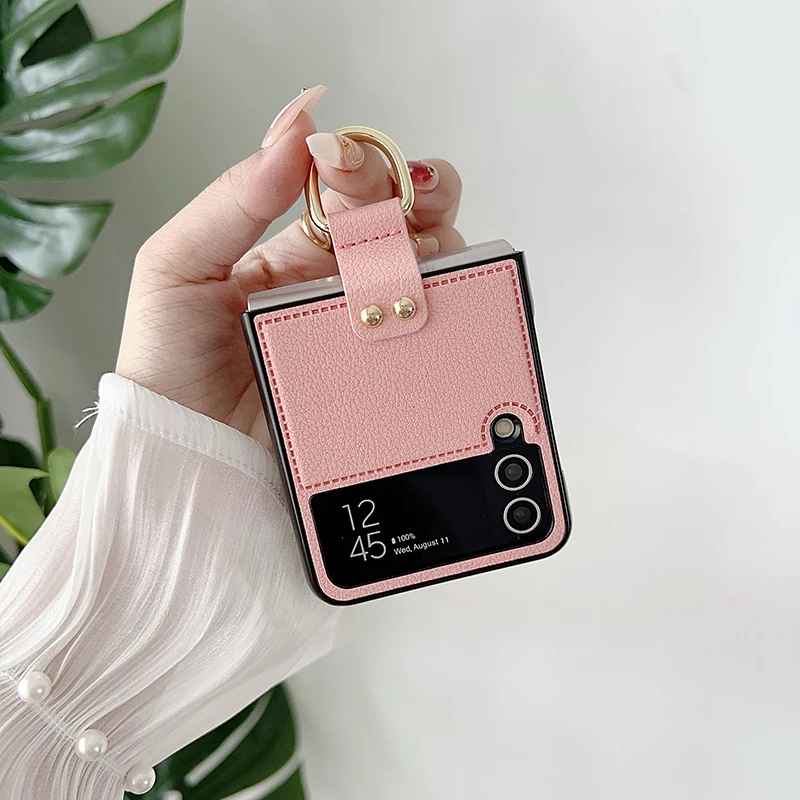 Кольцевой держатель из искусственной кожи для Magsafe магнитный чехол с