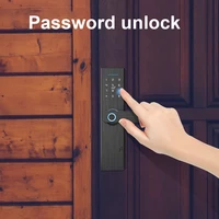 Multiple Unlocking Tuya WiFi Smart Password Electronic Lock Aluminum Alloy for Home Hotel Apartment Fingerprint Door Lock