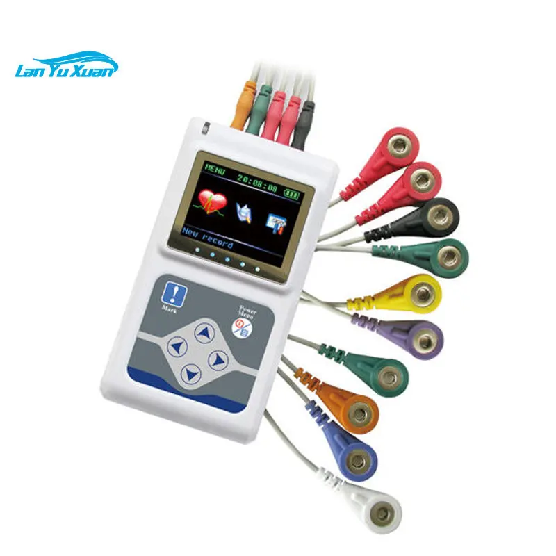 Dynamic ECG System  Machine Holter 12 Channel 24h Analyzer Recorder