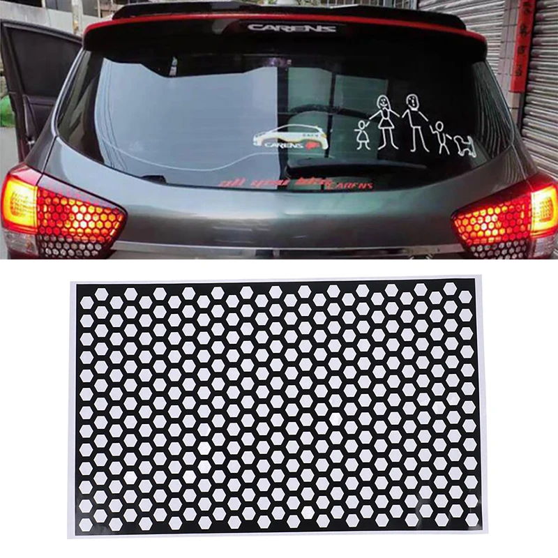 

Car Taillight Sticker Car Styling Honeycomb Tail Light Decorative Stickers Decals Fit for All Car Models Car Accessories