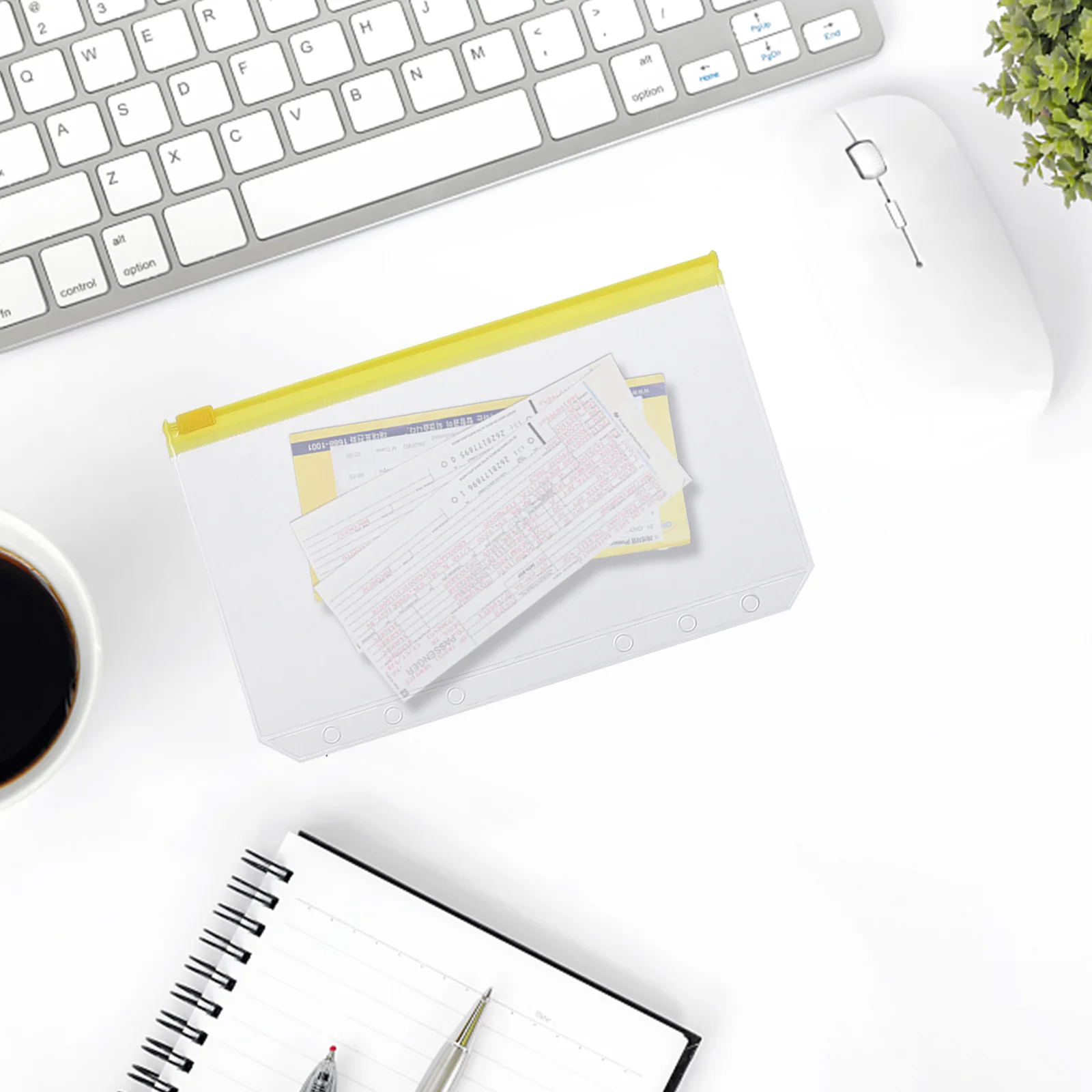 

Money Bag 6-ring Zip Refill Pouch Binder Pockets Notebook Zipper Pouches Organizing Thick Storage Notepad Bags