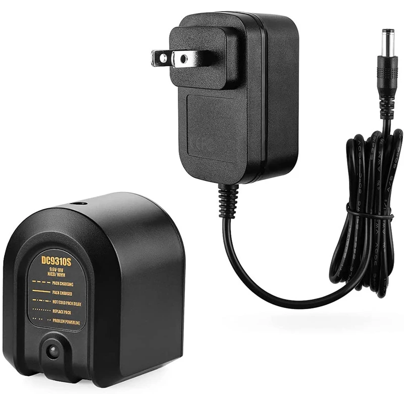 

DC9310 Battery Charger Replacement For Dewalt Ni-MH Ni-CD Battery Charger DE9071,DE9072,DE9092 9.6V-18V Charger