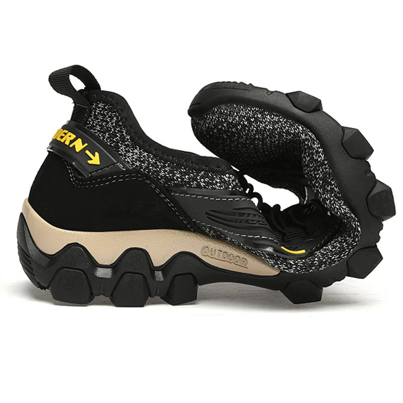 High Quality Men Hiking Shoes Breathable Soft Sneakers Male Sport Shoes Outdoor Rubber Camping Moutain Trekking Travel Mens Shoe