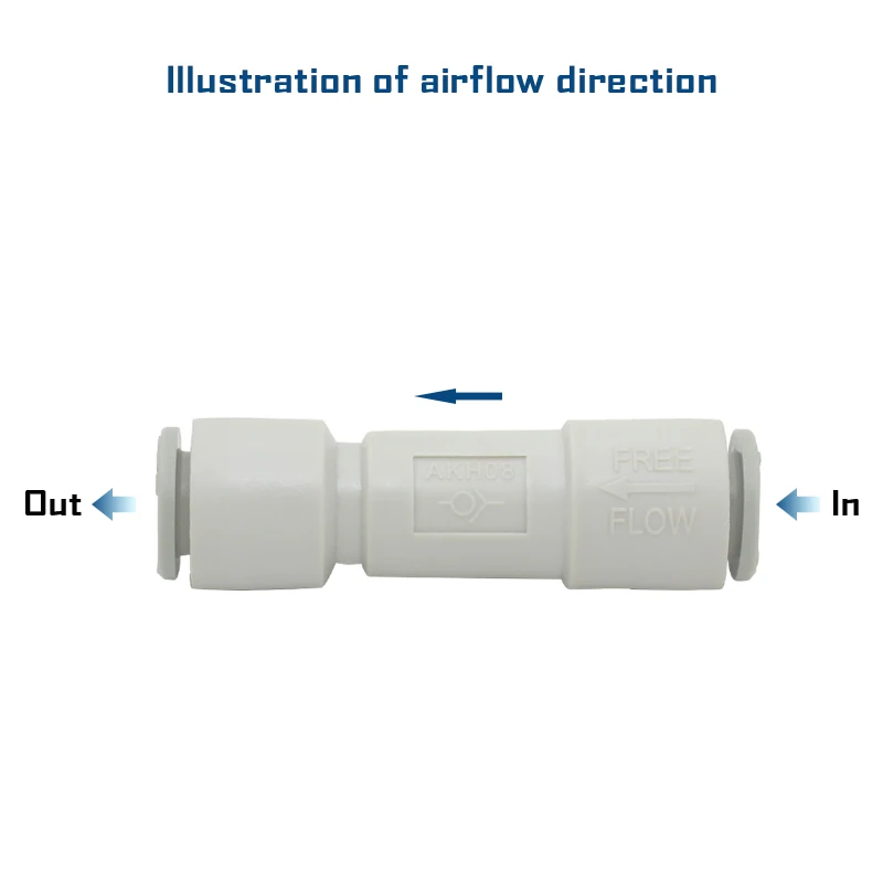 Обратный клапан втулки серии AKH с фитингами в одно касание AKH04-00 AKH06-00 AKH08-00 AKH10-00